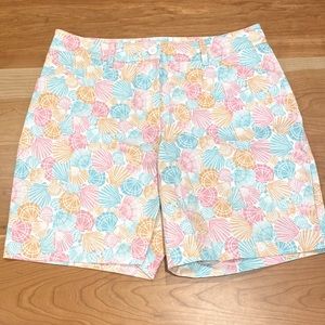 Talbots 6 shorts w colorful shell print new without tags!